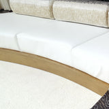 Sunbrella White Boxed Patio Cushion Cover Slipcover