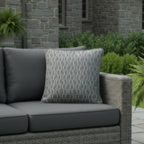 Sunbrella Adaptation Stone (Without Piping) Indoor Outdoor Pillow Cover with Zipper