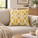 Housse de coussin d'intérieur Magna Blend Cadet Oatmeal avec fermeture éclair
