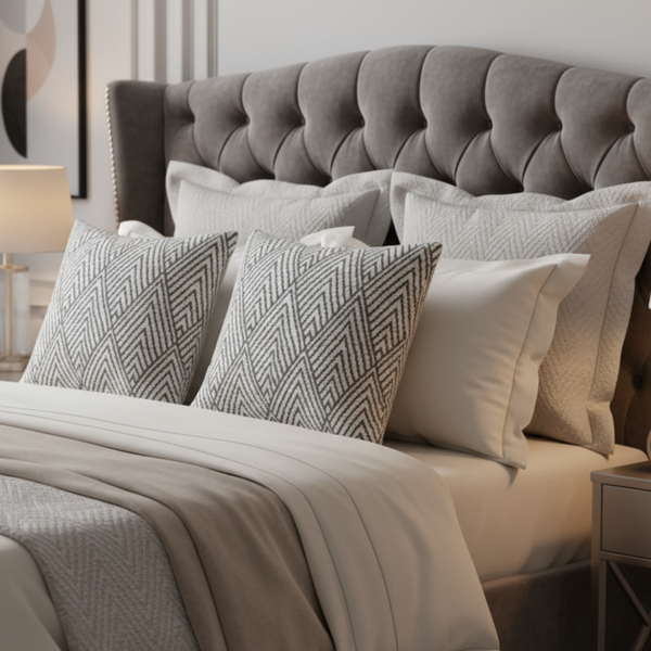 SET of 2 - 14x14 Lacefield Tahitian Stitch Tusk Indoor Pillow Covers with Zipper