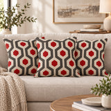 Housse de coussin d'intérieur Magna Blend Cadet Oatmeal avec fermeture éclair