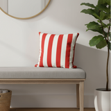 Patriotic American Red Stripes Indoor Pillow Cover