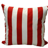 Canopy Stripe Lipstick Red Stripes Indoor Pillow Cover