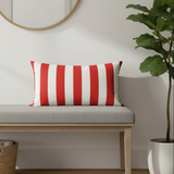 Patriotic American Red Stripes Indoor Pillow Cover