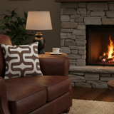 Geometrical Embrace-Drew Italian Brown Indoor Pillow Cover with Zipper