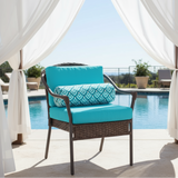 Indoor Outdoor Lalo Oxford Geometric Pillow Cover with Zipper