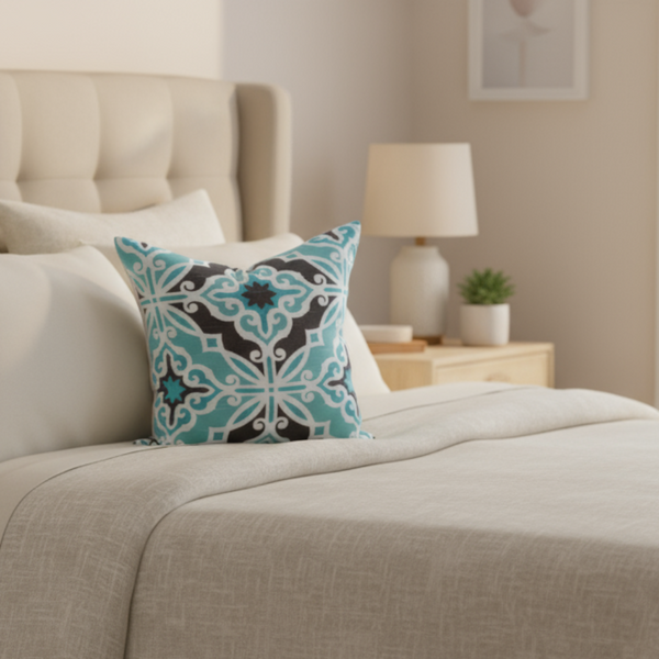 Harford Slub Macon Spirit Indoor Pillow Cover with Zipper