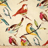 R Loom Birdwatcher Meadow Birds Indoor Pillow Cover with Zipper