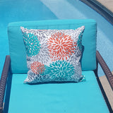 Pacific Bloom Indoor Outdoor Pillow Cover with Zipper