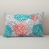 Pacific Bloom Indoor Outdoor Pillow Cover with Zipper