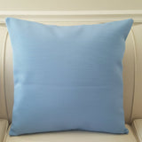 Sunbrella Acrylic Air Blue Indoor Outdoor Pillow Cover with Zipper