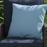 Sunbrella Acrylic Air Blue Indoor Outdoor Pillow Cover with Zipper