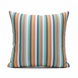 Sunbrella Acrylic Surround Sunrise Stripes Indoor Outdoor Pillow Cover with Zipper
