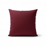 Housse de coussin d'intérieur/extérieur en toile acrylique Sunbrella, couleur henné, avec fermeture éclair