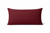 Housse de coussin d'intérieur/extérieur en toile acrylique Sunbrella, couleur henné, avec fermeture éclair