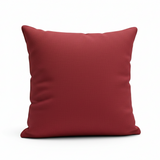 Sunbrella Acrylic Canvas Jockey Red Indoor Outdoor Pillow Cover with zipper opening