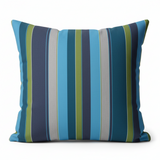 Set of TWO Sunbrella Acrylic Expand Calypso Stripes Indoor Outdoor Pillow Covers