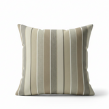 Sunbrella Acrylic Milano Char Stripes Indoor Outdoor Pillow Cover