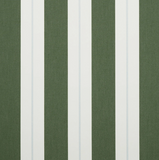 Set of TWO 20x20 Sunbrella Relate Ivy Stripes Indoor Outdoor Pillow Covers