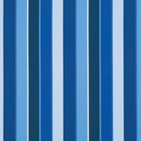 Sunbrella Acrylic Milano Cobalt Stripes Indoor Outdoor Pillow Cover