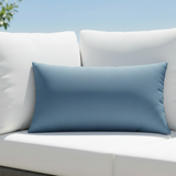 Sunbrella Acrylic Cast Ocean Blue Indoor Outdoor Pillow Cover