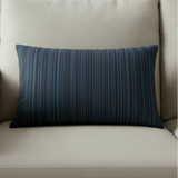 Sunbrella Acrylic Refine Indigo Stripes Indoor Outdoor Pillow Cover