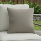 Sunbrella Acrylic Spectrum Dove Indoor Outdoor Pillow Cover with Zipper