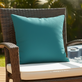 Sunbrella Acrylic Spectrum Peacock Indoor Outdoor Pillow Cover with Zipper