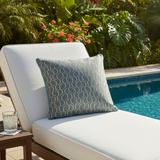 Sunbrella Acrylic Adaptation Stone Indoor Outdoor Pillow Cover with Zipper