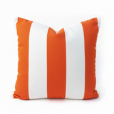 Sunbrella Acrylic Cabana Flame Stripes Outdoor Pillow Cover