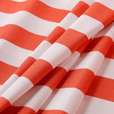 Sunbrella Acrylic Cabana Flame Stripes Outdoor Pillow Cover