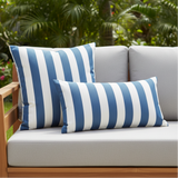 Sunbrella Outdoor Pillow Cover | Cabana Regatta Stripes | Indoor & Outdoor