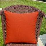 Sunbrella Acrylic Spectrum Cayenne Indoor Outdoor Pillow Cover
