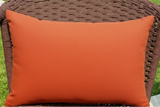Sunbrella Acrylic Spectrum Cayenne Indoor Outdoor Pillow Cover