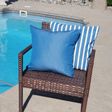 Sunbrella Acrylic Canvas Regatta Indoor Outdoor Pillow Cover with Zipper