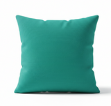 Sunbrella Acrylic Canvas Teal Indoor Outdoor Pillow Cover with Zipper