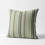 Sunbrella Acrylic Brannon Whisper Stripes Indoor Outdoor Pillow Cover with Zipper