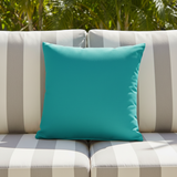Sunbrella Acrylic Canvas Aruba Indoor Outdoor Pillow Cover with zipper