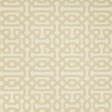 Sunbrella Fretwork Trellis Flax Indoor Outdoor Pillow Cover with Zipper
