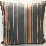 Sunbrella Acrylic Canvas Stanton Greystone Indoor Outdoor Pillow Cover with Zipper