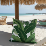 Tommy Bahama Tropical Swaying Palms Aloe Indoor Outdoor Pillow Cover