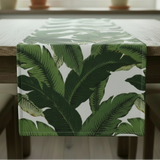 Tommy Bahama Tropical Indoor Outdoor Swaying Palms Aloe Table Runner