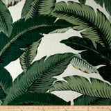 Tropical Swaying Palms Aloe Linen Indoor Pillow Cover