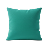 Sunbrella Acrylic Canvas Teal Indoor Outdoor Pillow Cover with Zipper