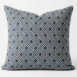 Sunbrella Acrylic Integrated Indigo Indoor Outdoor Pillow Cover with Zipper
