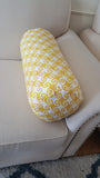 Indoor Outdoor Waikiki Pineapple Yellow Pillow Cover with zipper