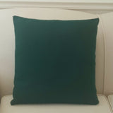 Sunbrella Acrylic Canvas Forest Green Indoor Outdoor Pillow Cover