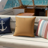 Sunbrella Flagship Cocoa Indoor Outdoor Pillow Cover with Zipper