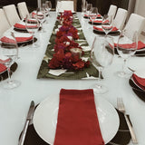 Tommy Bahama  Indoor Linen Cotton Swaying Palms Aloe Table Runner