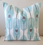 Feathers Slub Spirit Indoor Pillow Cover with Zipper